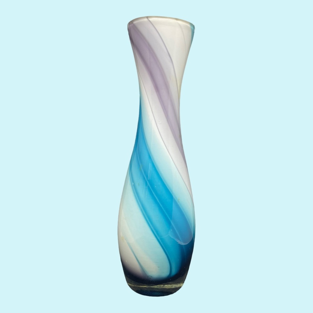 Vintage Nasco Swirl Bud Vase